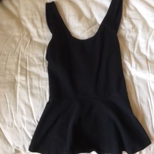 Express peplum tank